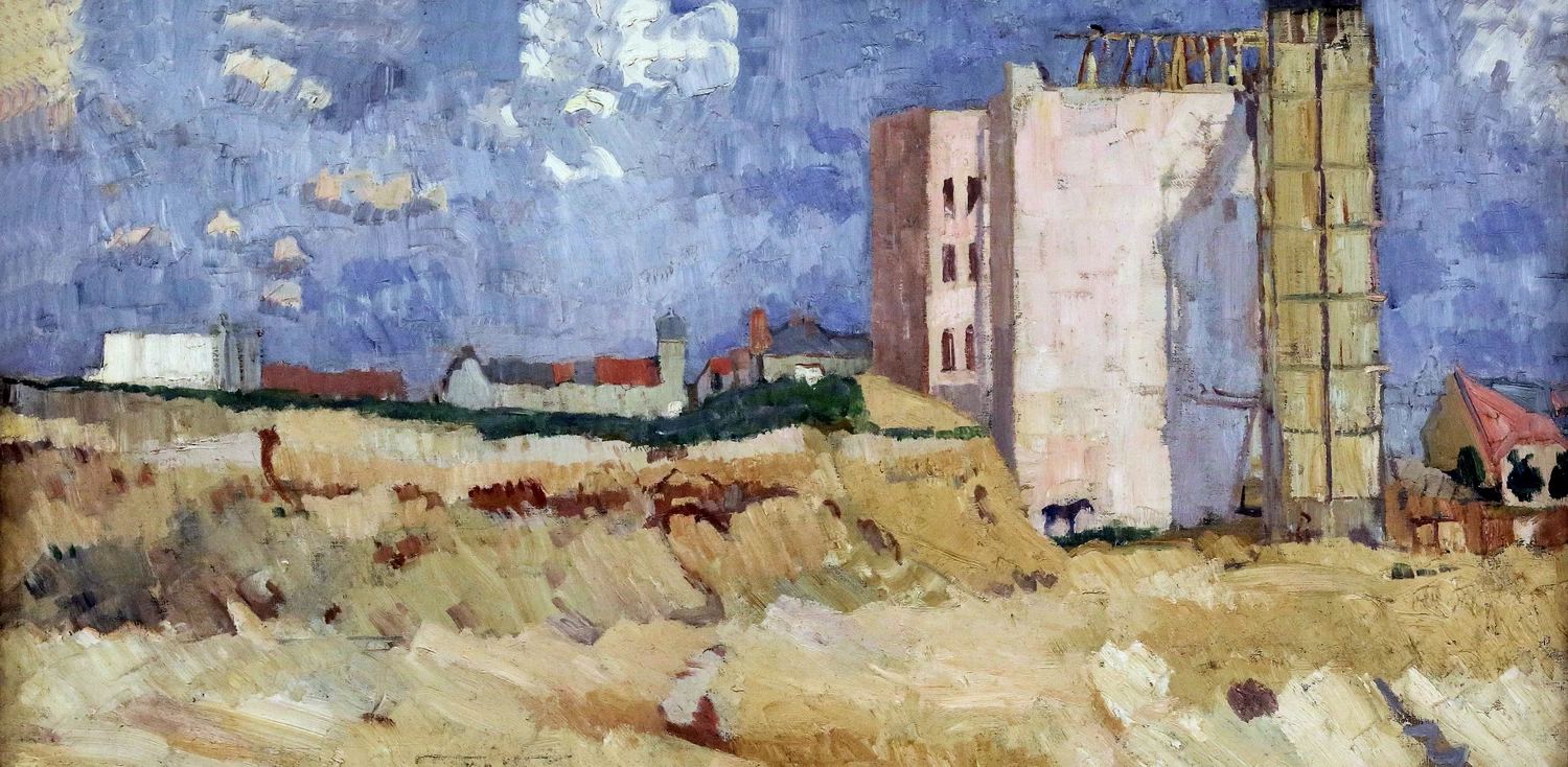 Veduta dallo studio, Eisernercherstrasse 103, 1905 - Kunsthalle Bremen